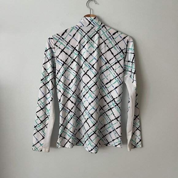 SanSoleil UPF UV Sun Protection Long Sleeve 1/2 Zip Top Women's Size Medium - Picture 5 of 7
